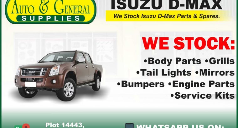 Isuzu D-Max Parts and Spares