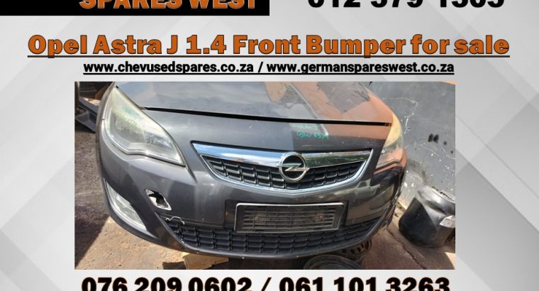Opel Astra J 1.4 used front Bumper for sale