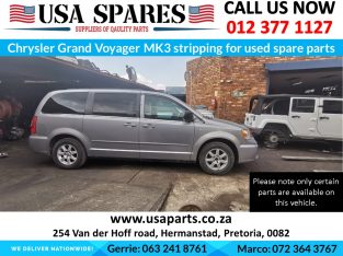 Chrysler Grand Voyager 2.8 LX stripping for used spare parts
