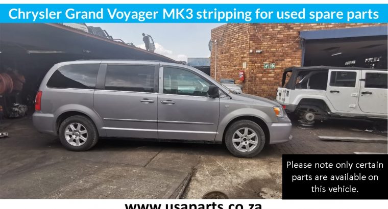 Chrysler Grand Voyager 2.8 LX stripping for used spare parts