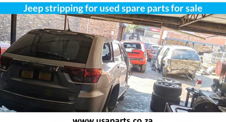 Jeep stripping for used parts for sale