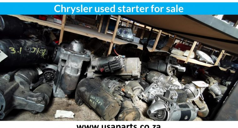 Chrysler used starter motors for sale