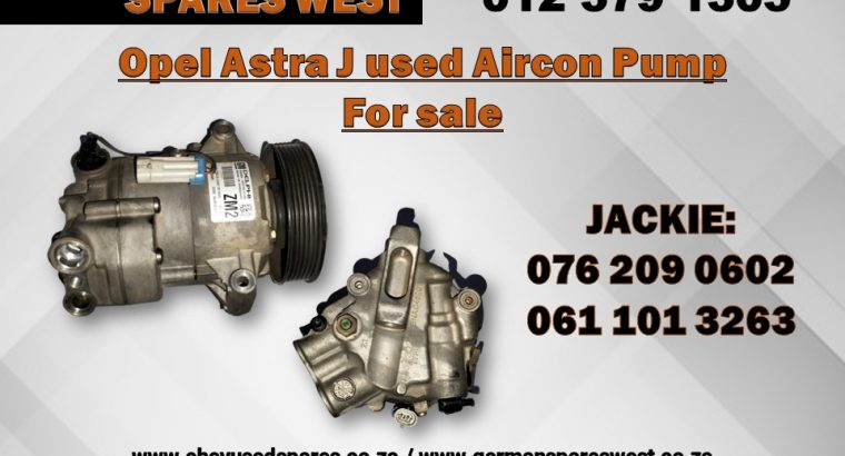 Opel Astra J used Aircon pump for sale