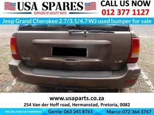 Jeep Grand Cherokee 2.7/3.1/4.7 WJ used bumper for sale