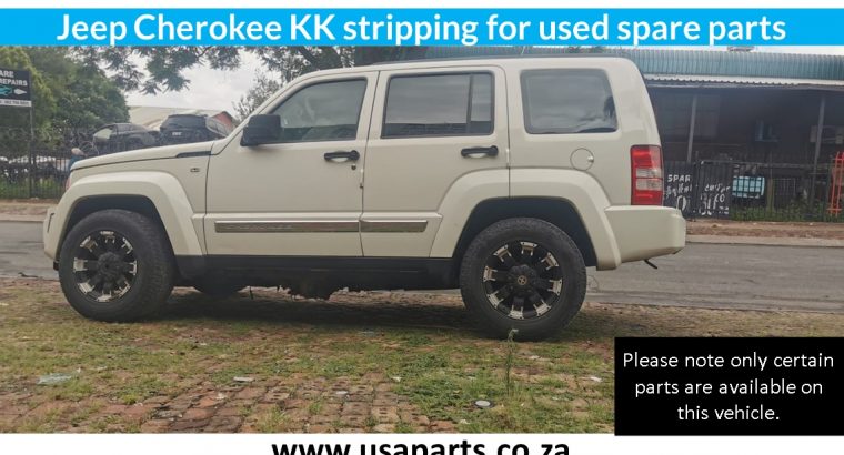 Jeep Cherokee 3.7 KK 2010 stripping for used spare parts for sale