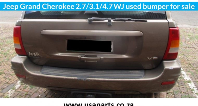 Jeep Grand Cherokee 2.7/3.1/4.7 WJ used bumper for sale
