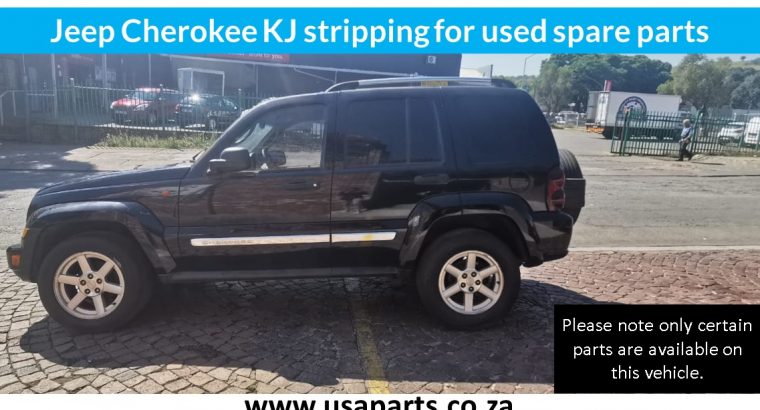 Jeep Cherokee 3.7 KJ 2005 stripping for used spare parts for sale