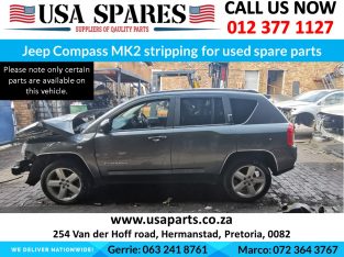 Jeep Compass 2.0 2012 stripping for used spare parts for sale