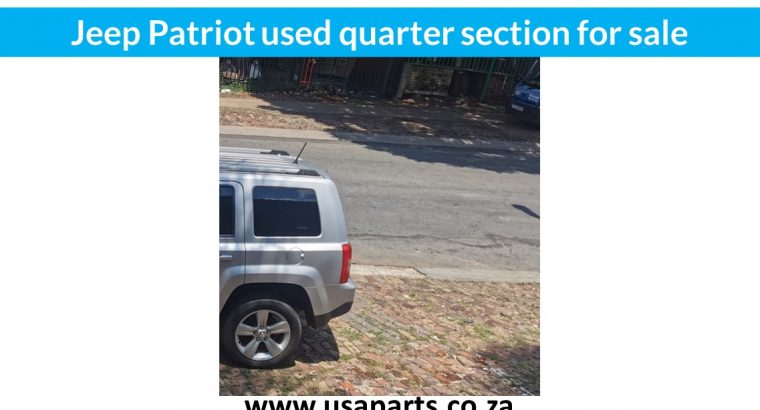 Jeep Patriot used quarter section for sale
