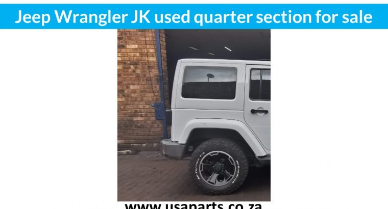 Jeep Wrangler JK used quarter section for sale