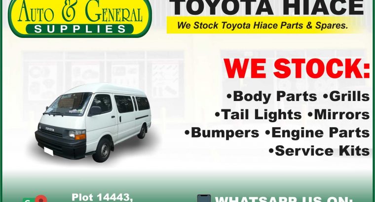 Toyota Hiace Parts and Spares