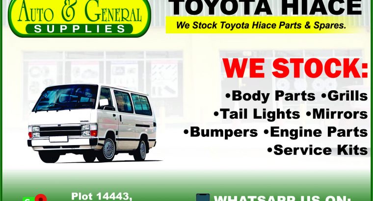 Toyota Hiace Parts and Spares