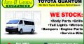 Toyota Quantum Parts and Spares