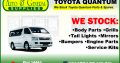 Toyota Quantum Parts and Spares