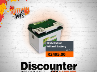 Don’t be left in the dark! Get this Solar Battery for ONLY R2495.