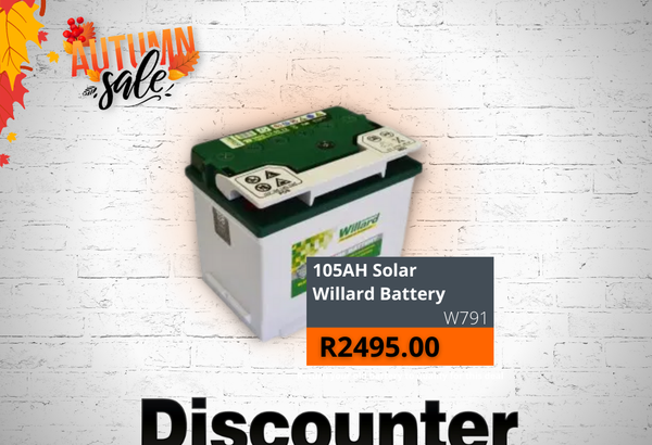 Don’t be left in the dark! Get this Solar Battery for ONLY R2495.