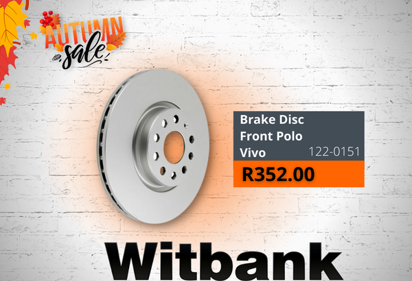 Front Brake Disc Polo Vivo ONLY R352.00!