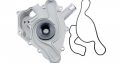 Jeep Grand Cherokee SRT-Hemi water pump without sensor for sale