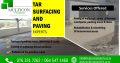 Tar surfacing and Paving installation