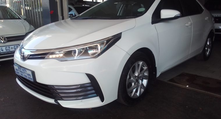 2019 Toyota Corolla 1.6 Engine Capacity Prestige with Manuel Tra