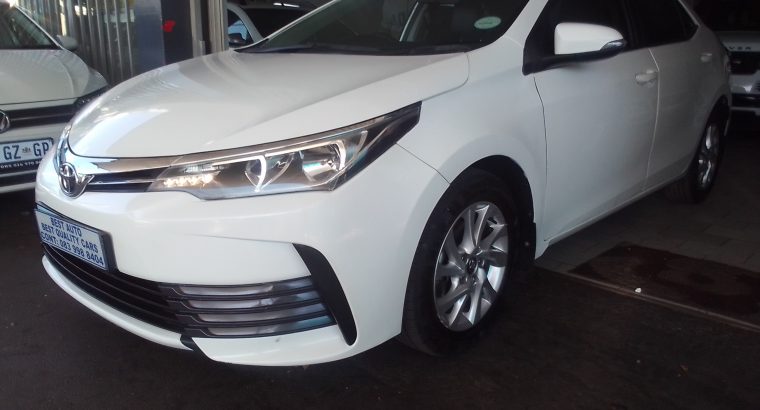 2019 Toyota Corolla 1.6 Engine Capacity Prestige with Manuel Tra