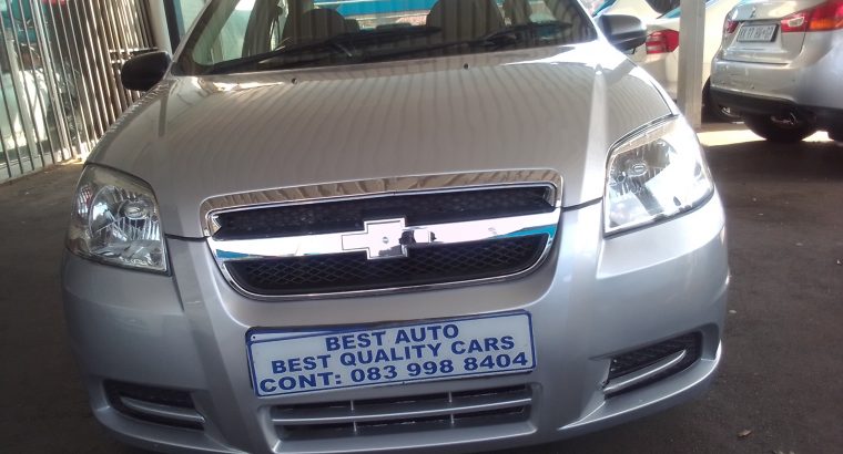 2011 Chevrolet Aveo 1.6 Engine Capacity Sedan with Manuel Transmi