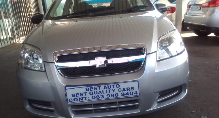 2011 Chevrolet Aveo 1.6 Engine Capacity Sedan with Manuel Transmi