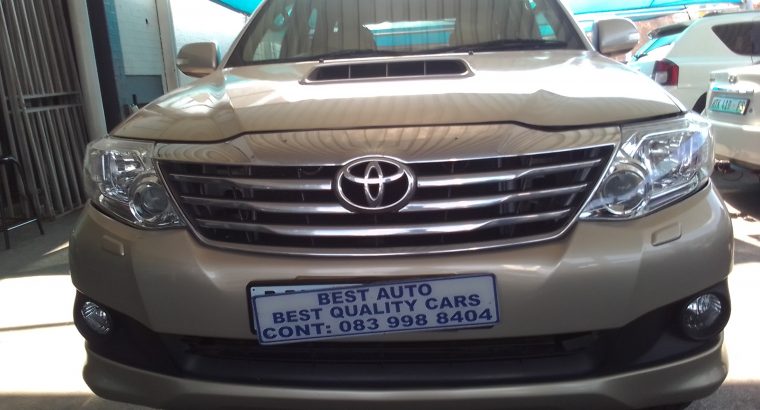 2013 Toyota Fortune 3.0 Engine Capacity D4D 4×2 with Manuel Tran