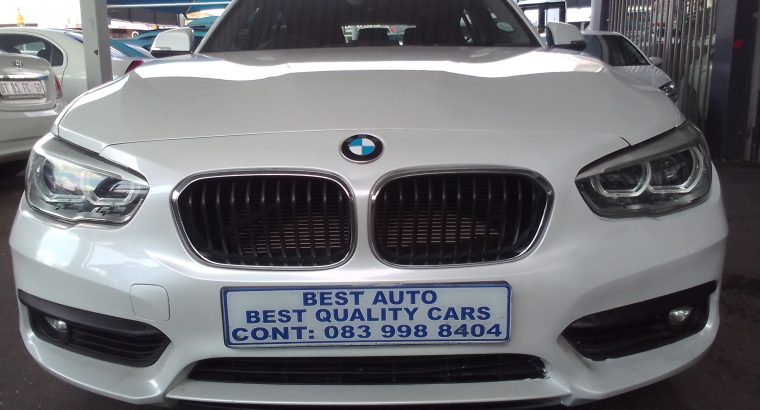 2017 BMW 118-i 1.8 Engine Capacity with Automatic Transmission, E