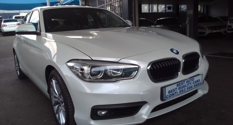 2017 BMW 118-i 1.8 Engine Capacity with Automatic Transmission, E