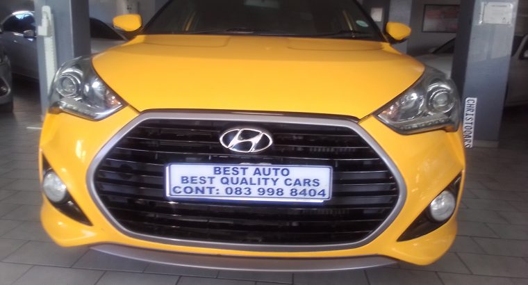 2015 Hyundai Veloster 1.6 Engine Capacity Turbo with Manuel Trans