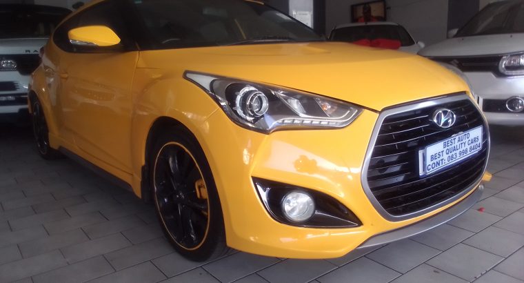 2015 Hyundai Veloster 1.6 Engine Capacity Turbo with Manuel Trans
