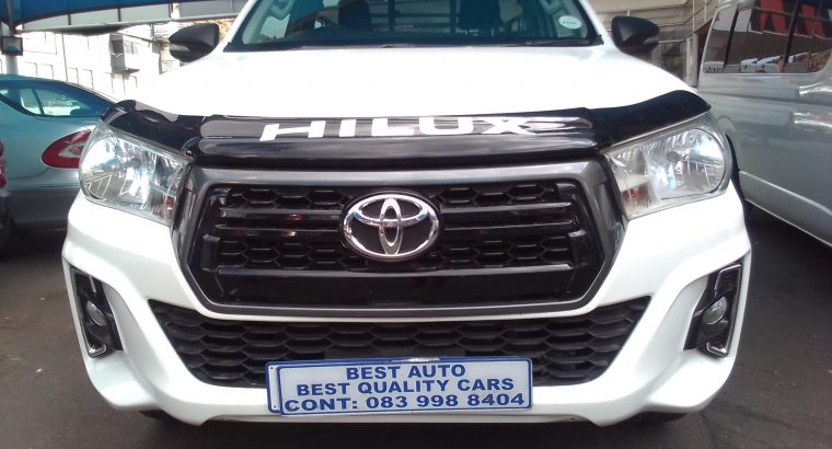 2018 Toyota Hilux 2.4 Engine Capacity GD6 Single Cab with Manuel