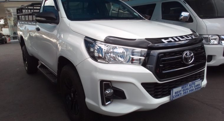 2018 Toyota Hilux 2.4 Engine Capacity GD6 Single Cab with Manuel