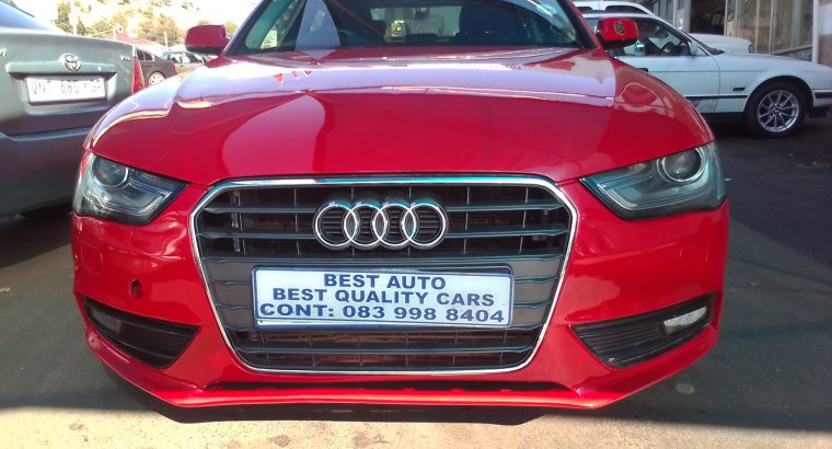 2014 Audi A4 1.8 Engine Capacity TFSI with Manuel Transmission,