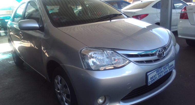 2012 Toyota Etios 1.5 Engine Capacity Sedan with Manuel Transmiss