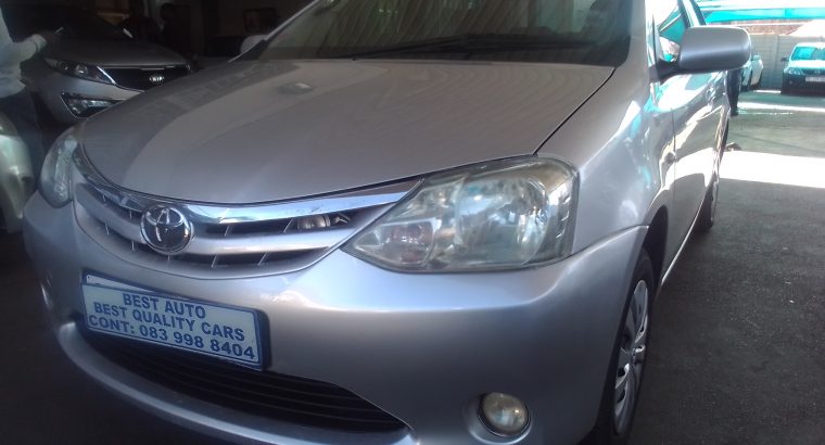 2012 Toyota Etios 1.5 Engine Capacity Sedan with Manuel Transmiss