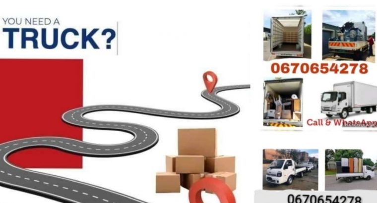 Trucks and bakkie for hire