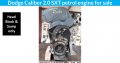 Dodge Caliber 1.8 petrol engine for sale