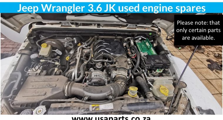 Jeep Wrangler 3.6 JK used engine spares