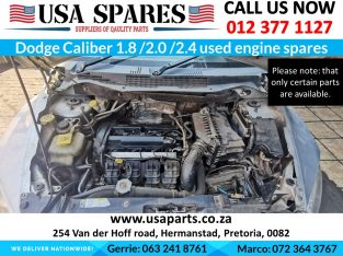Dodge Caliber petrol used engine spares