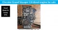 Chrysler Grand Voyager 2.8 diesel engine for sale