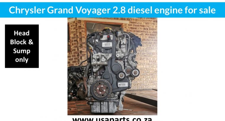 Chrysler Grand Voyager 2.8 diesel engine for sale