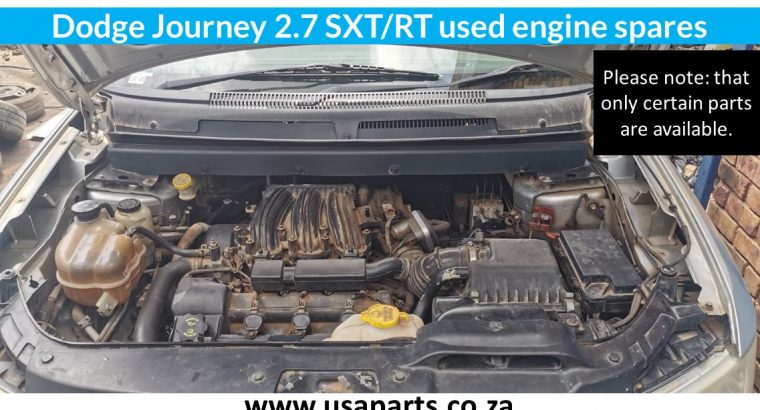 Dodge Journey 2.7 used engine spares
