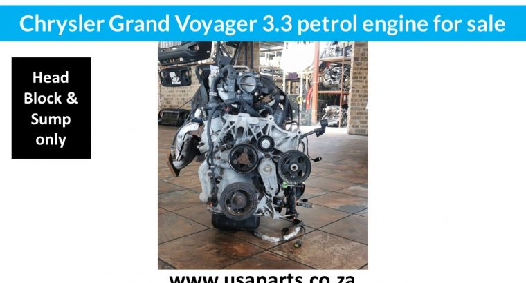 Chrysler Grand Voyager 3.3 petrol engine for sale