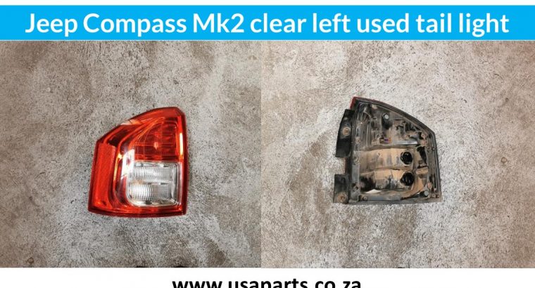 Jeep Compass clear left & right used tail light