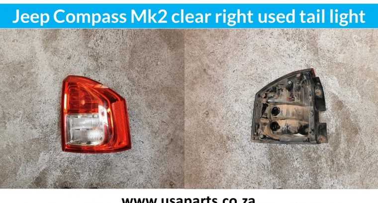 Jeep Compass clear left & right used tail light