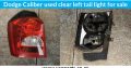 Dodge Caliber left & right used tail light