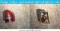 Dodge Caliber smoked left & right used tail light
