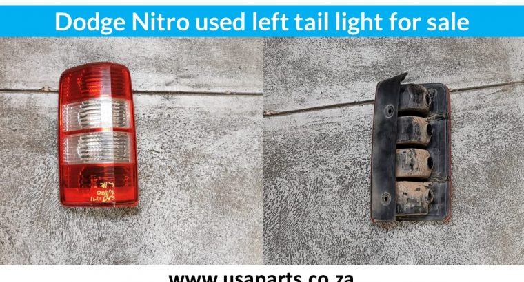 Dodge Nitro left & right used tail light